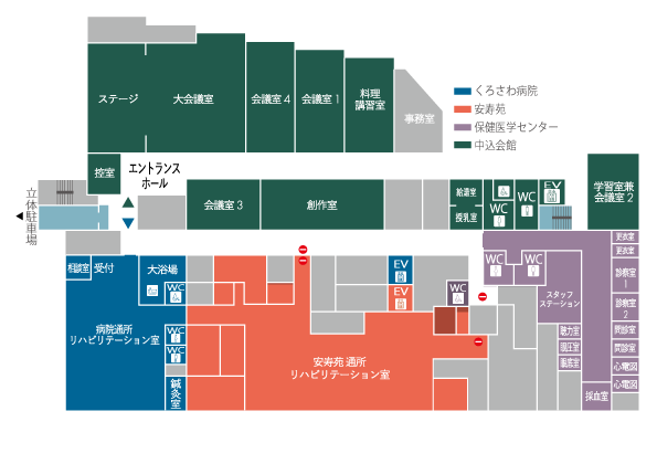 2Fのフロアマップ