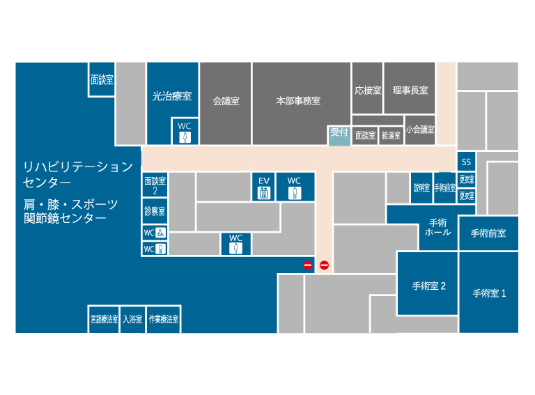 4Fのフロアマップ